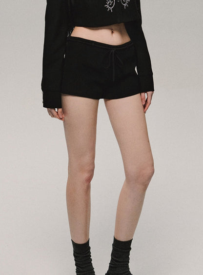 Black Ultra Shorts Pants