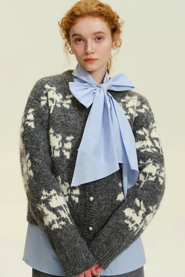 빈티지 울 크리스마스 스웨터 