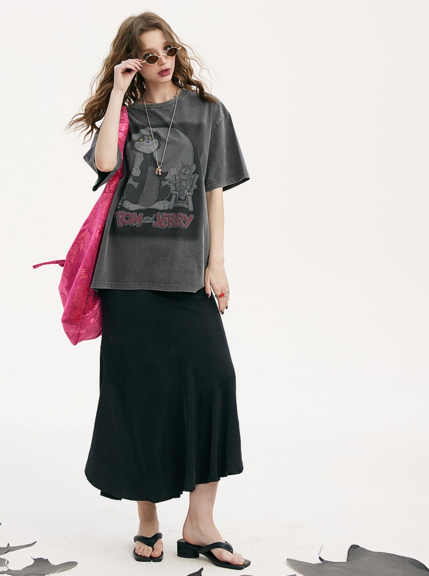 Retro Loose Short Sleeve Cotton Top