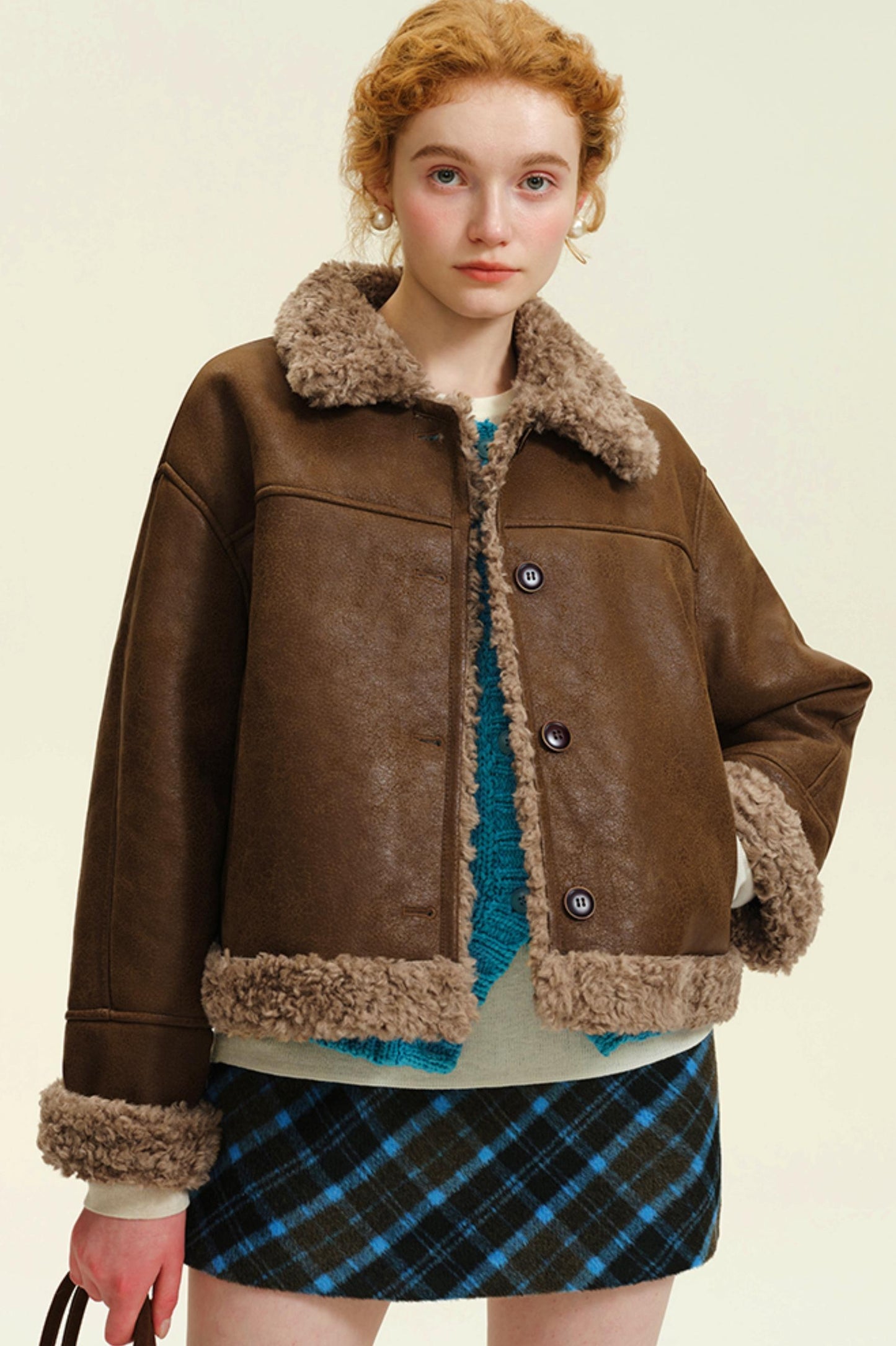 Winter Fur Mid-Length Jacket