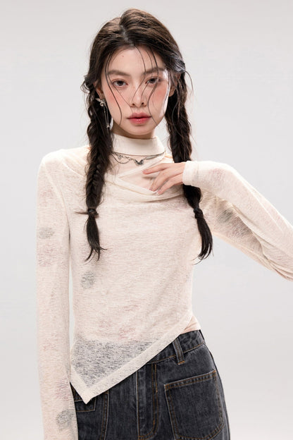 Apricot Swing Blouse Set