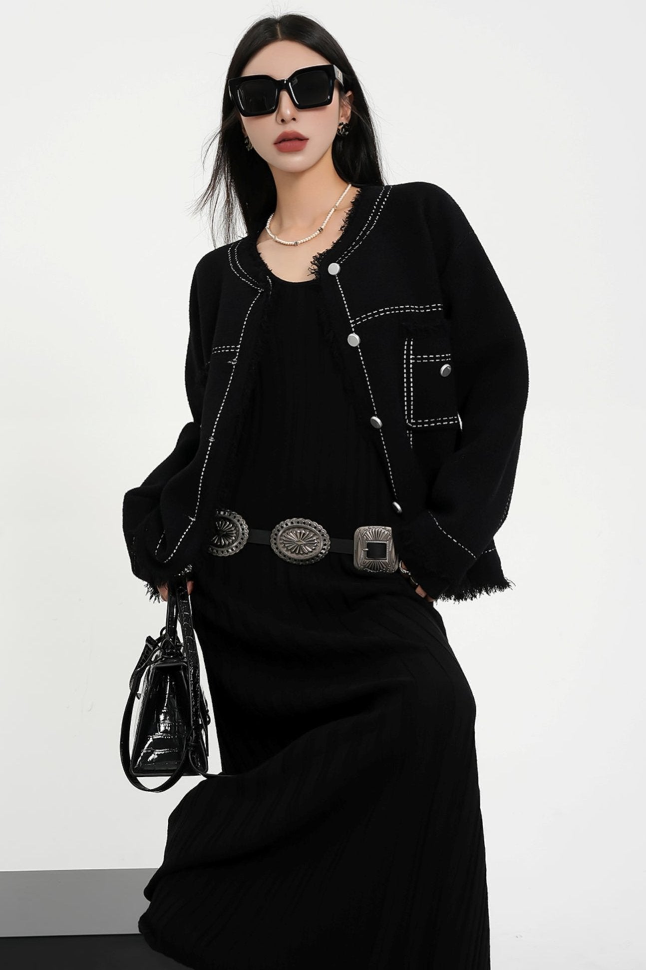 High-Quality Wool Knit Cardigan Jacket