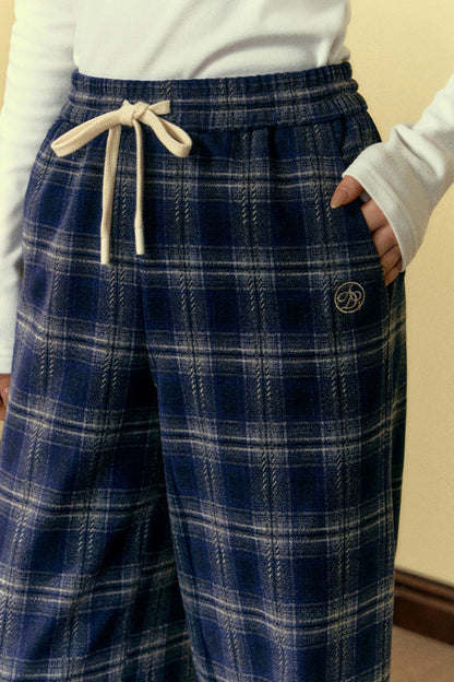 [Neu am 26. September] ANDYET AD1 ORIGINAL CHECK SLACKS VERSATILE COMMUTER WIDE-LEG PANTS SWEATPANTS AUTUMN