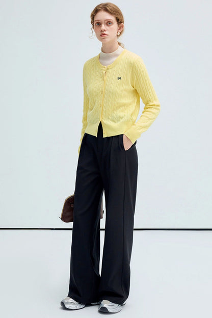 Pleated Design Versatile Slacks