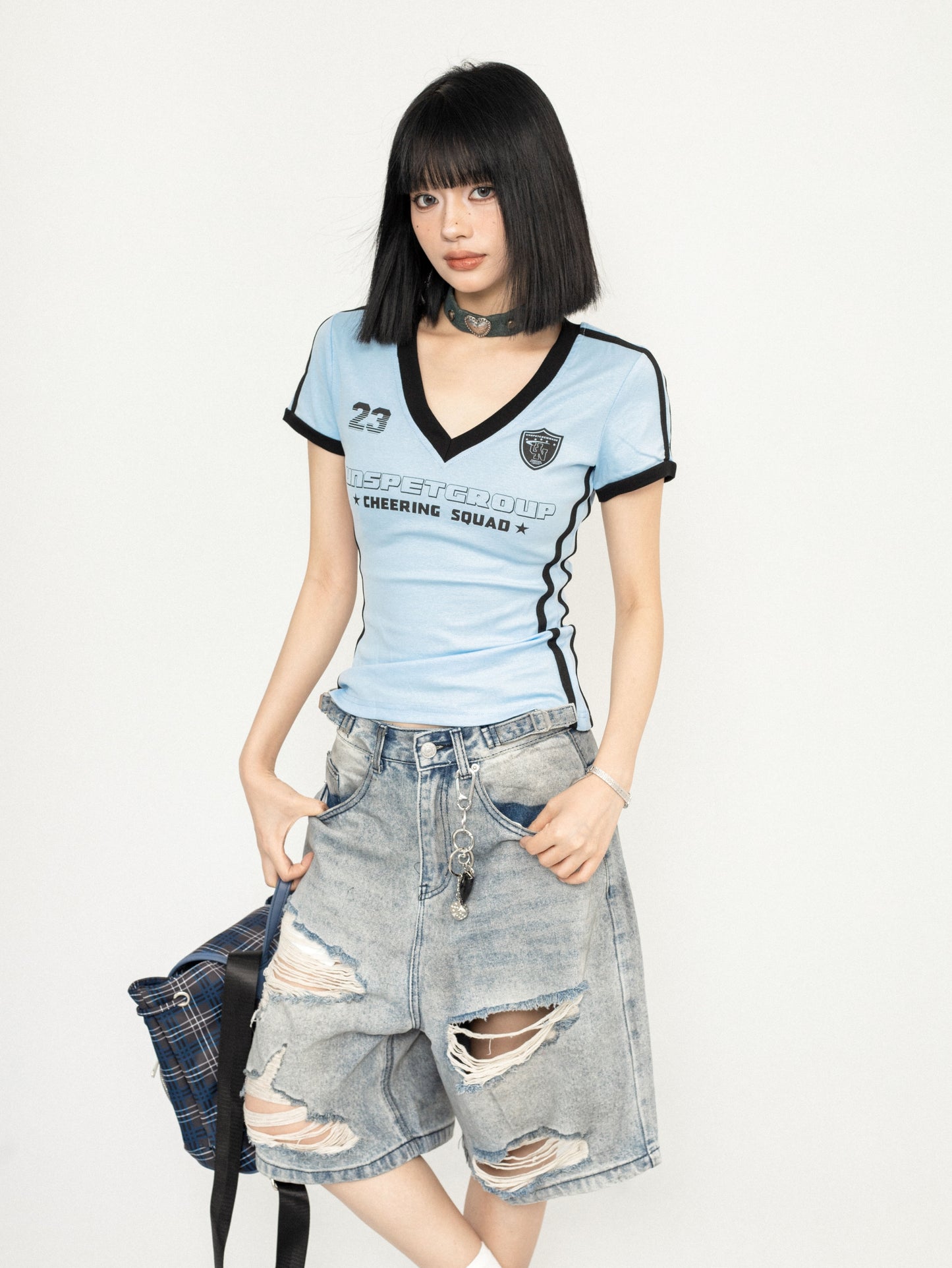 Slim Retro Baseball Top