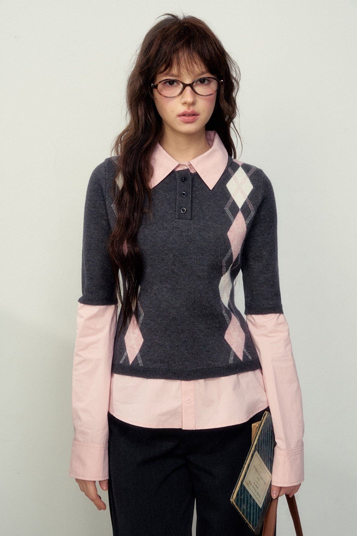 Classic Quilted Knitted Sweater