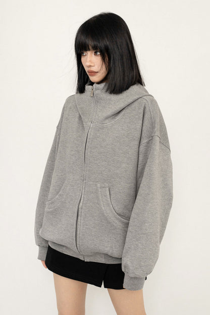 Unisex College Style Hooded Jacket