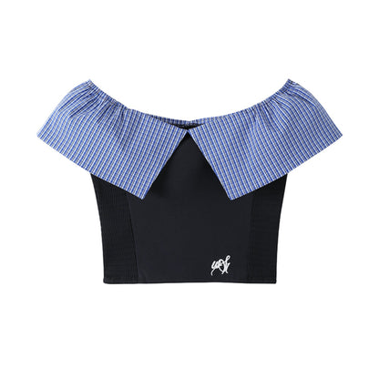 One-Shoulder Top & Wide-Leg Pants Set-Up