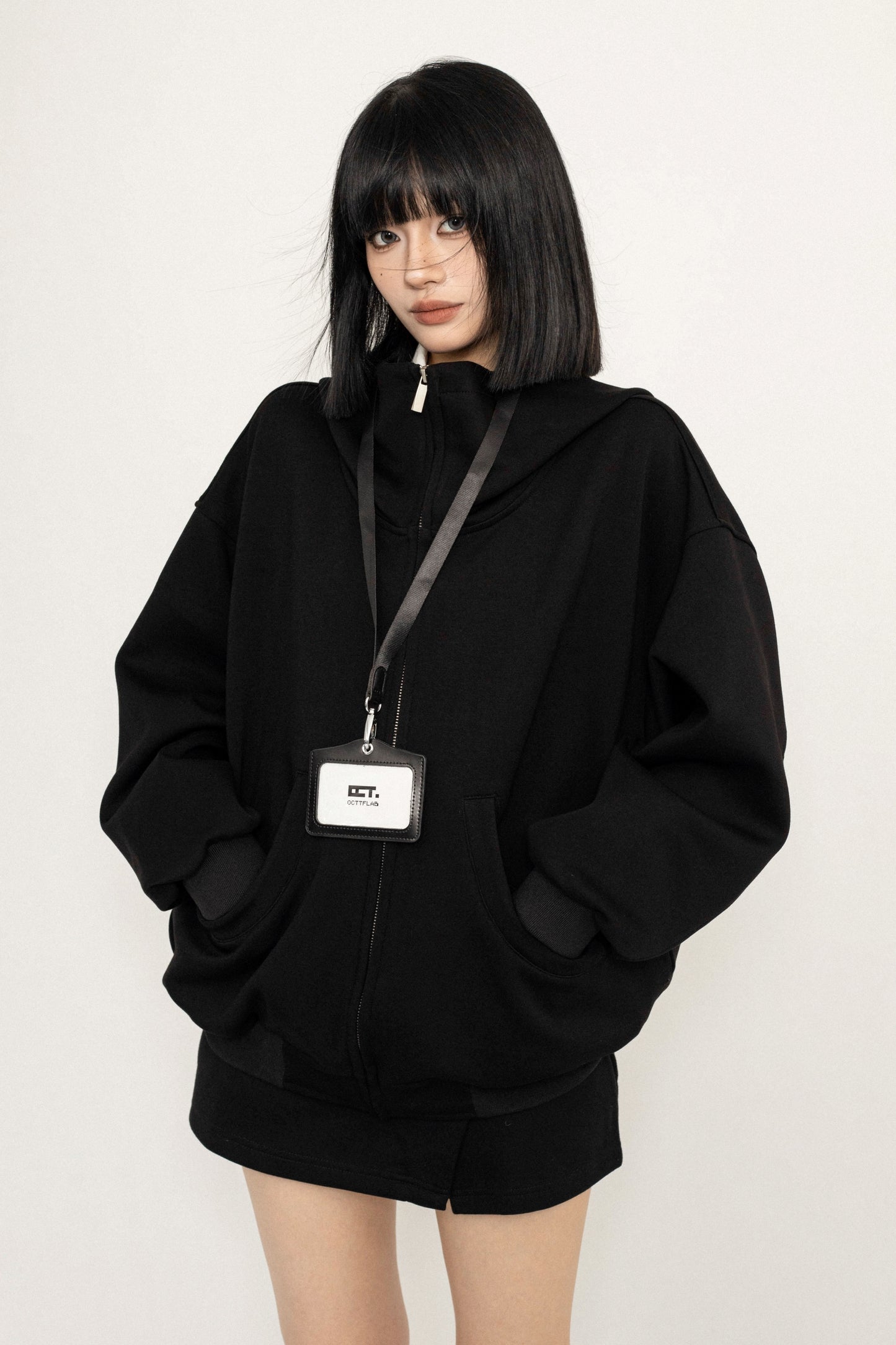 Unisex College Style Hooded Jacket