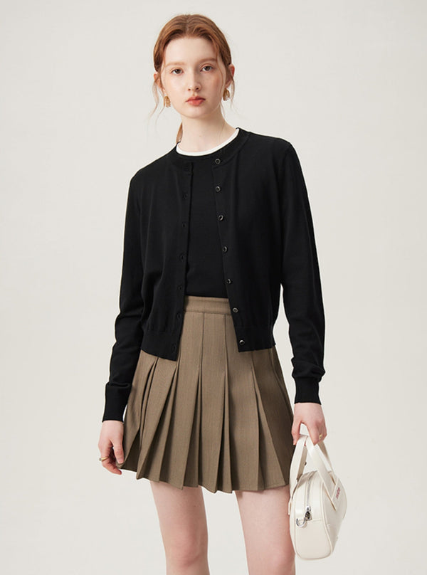 Black Tencel Cardigan