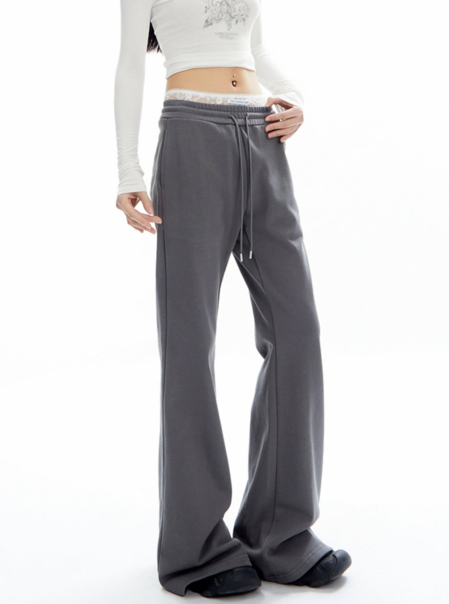 American Campus Stitching Casual Sweat Pants