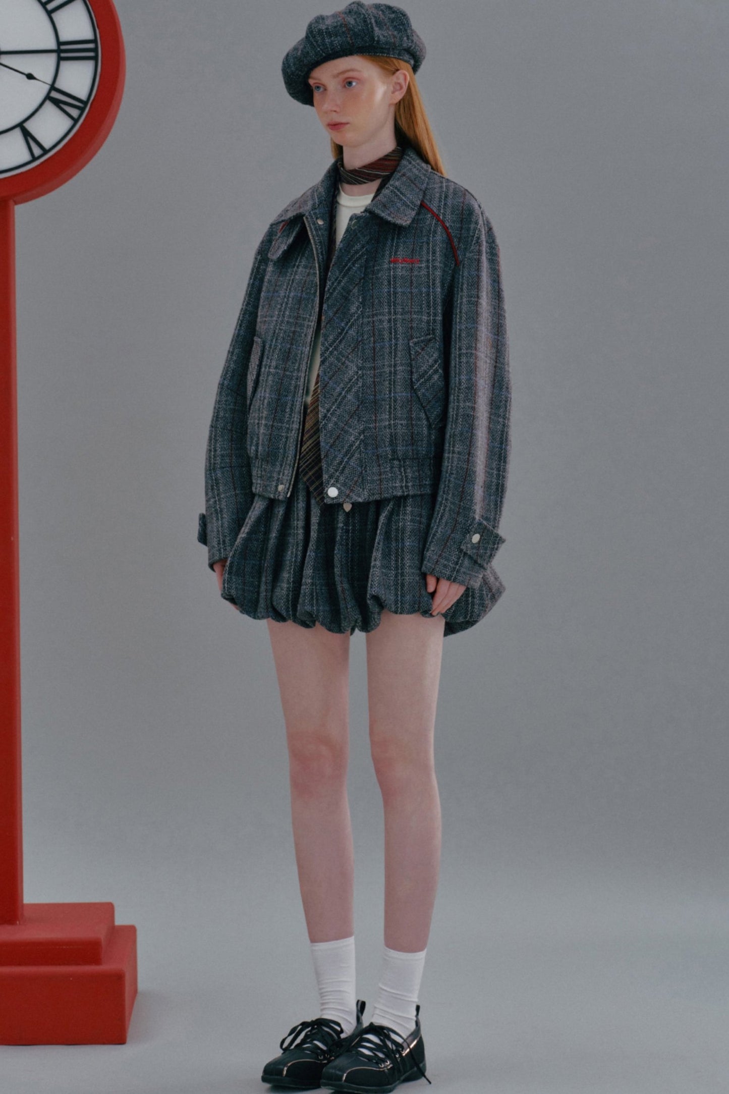 Why Berry SweetHeart Killer Tweed Jacket