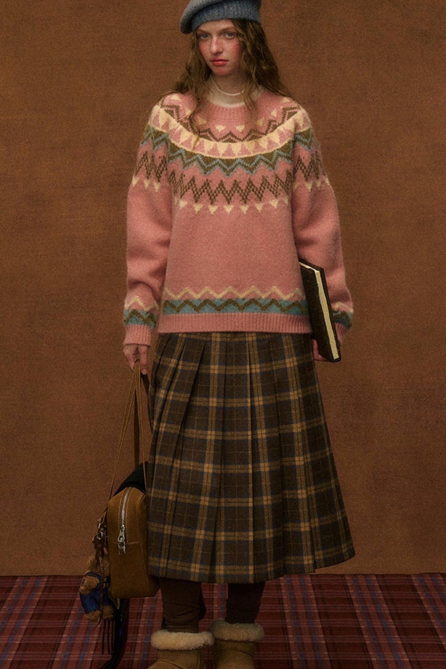 Loose Nordic Fair Isle Sweater