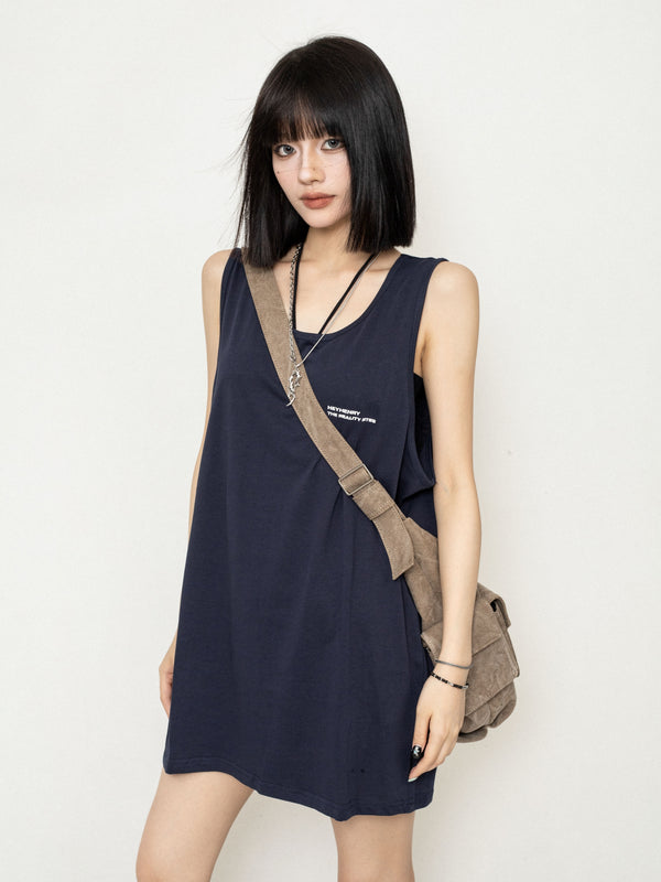 Retro Loose Casual Sleeveless Top