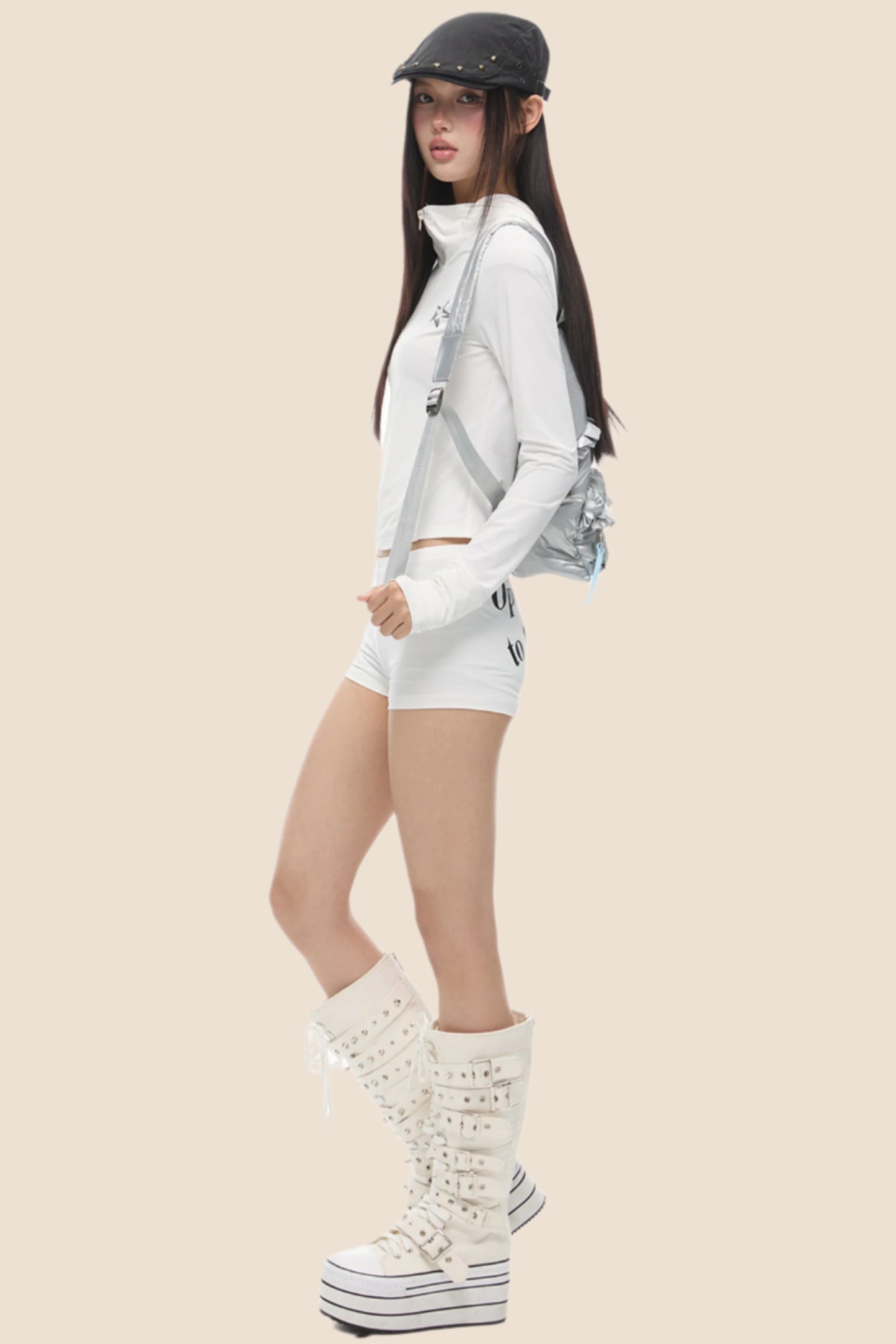 Retro Slim Sunshield Top Set-UP