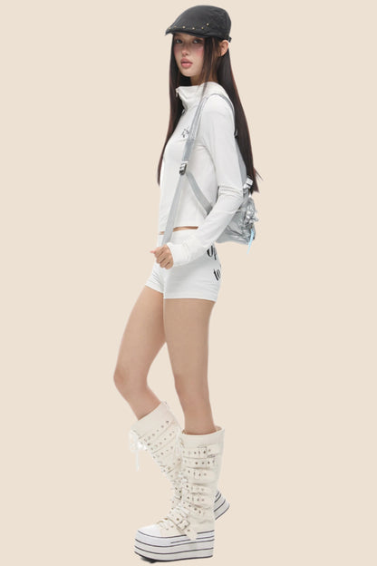 Retro Slim Sunshield Top Set-UP