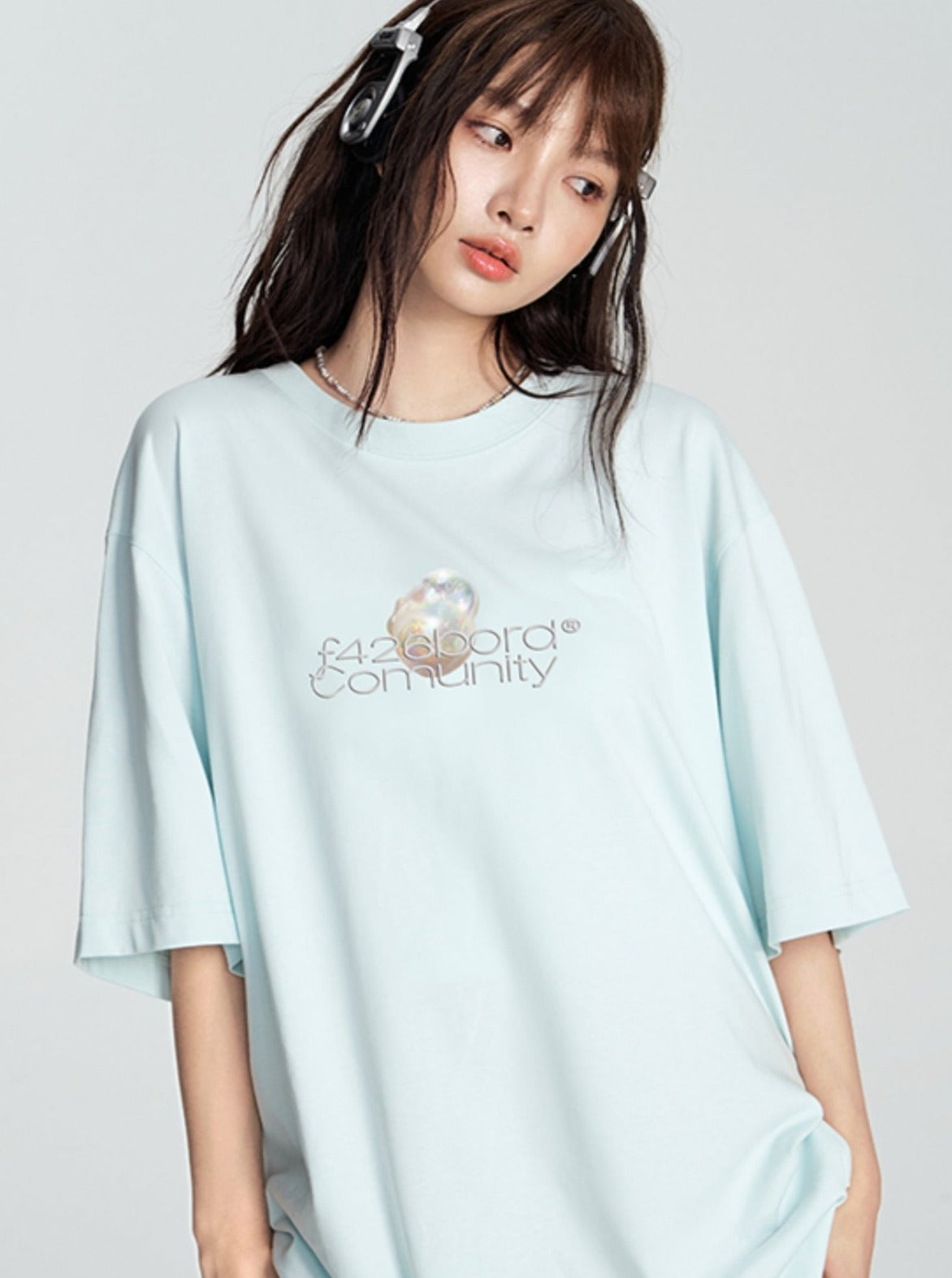 Pearl Print Short Sleeve T-Shirt