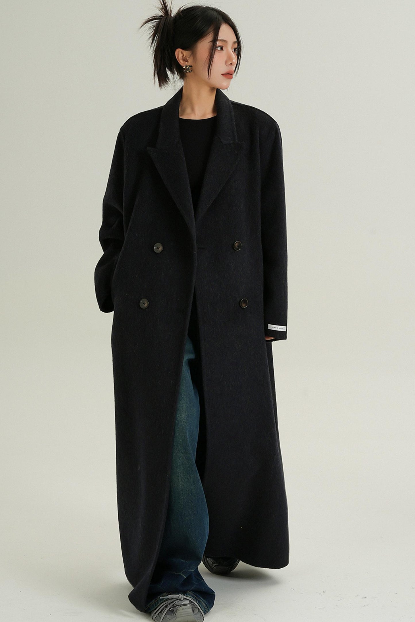 Double-Sided Wool Suit Coat