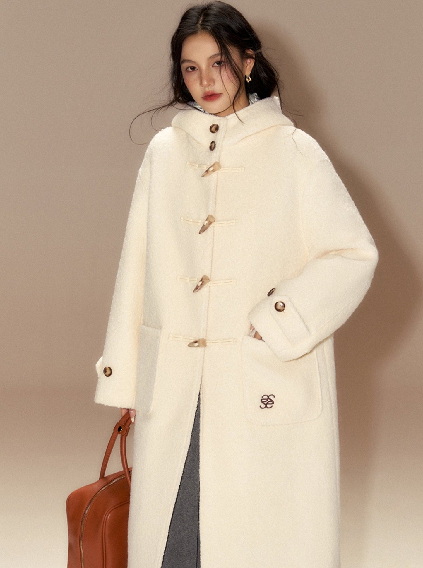 Niche design wool trench coat