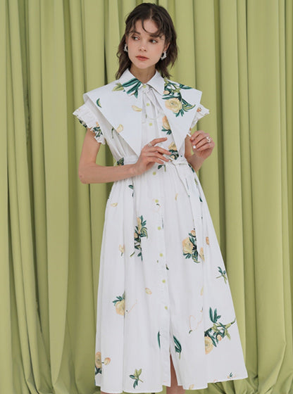 Vintage Chic Botanical Court Dress Set