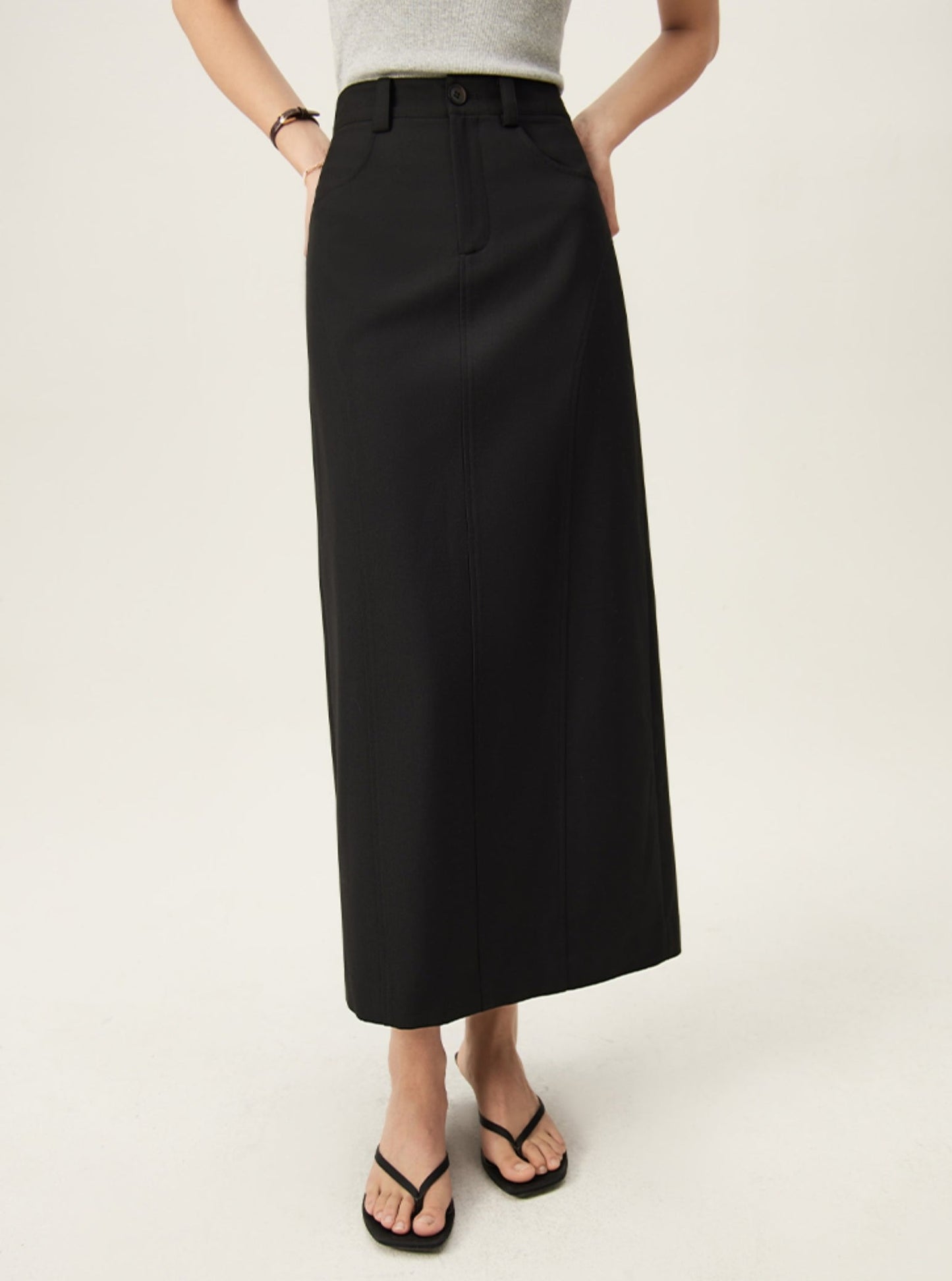 Straight High Waist Skirt