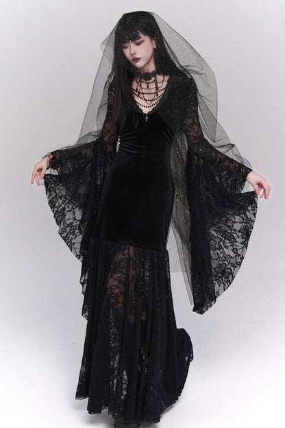 Dark Girl Gothic Halloween Dress