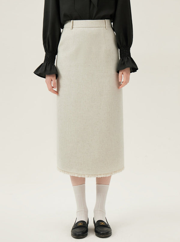 Fragrance Layered Vest Skirt Two-Piece Set-Up