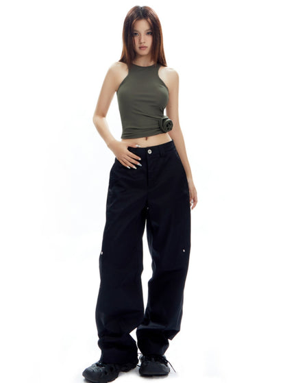 American Retro Low-Rise Cargo Pants