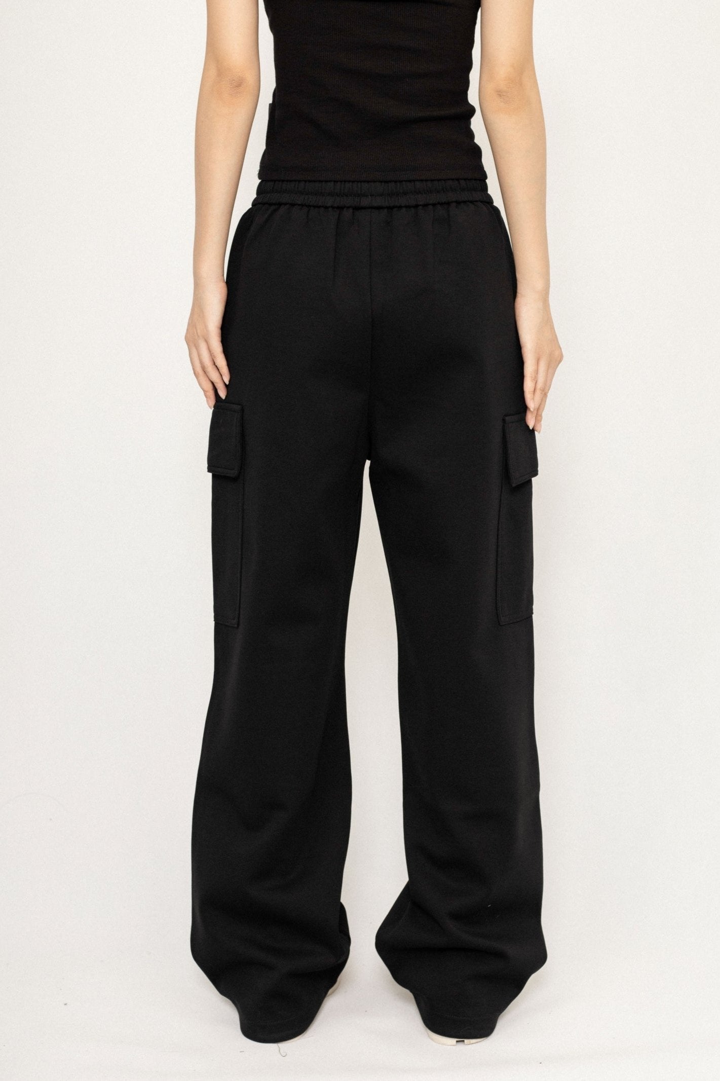 American Black Casual Stretch Cargo Pants