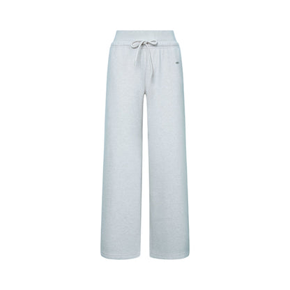 High-Waisted Macaron Cotton Blend Pants
