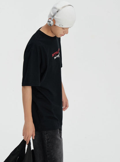 Loose Street Print T-Shirt