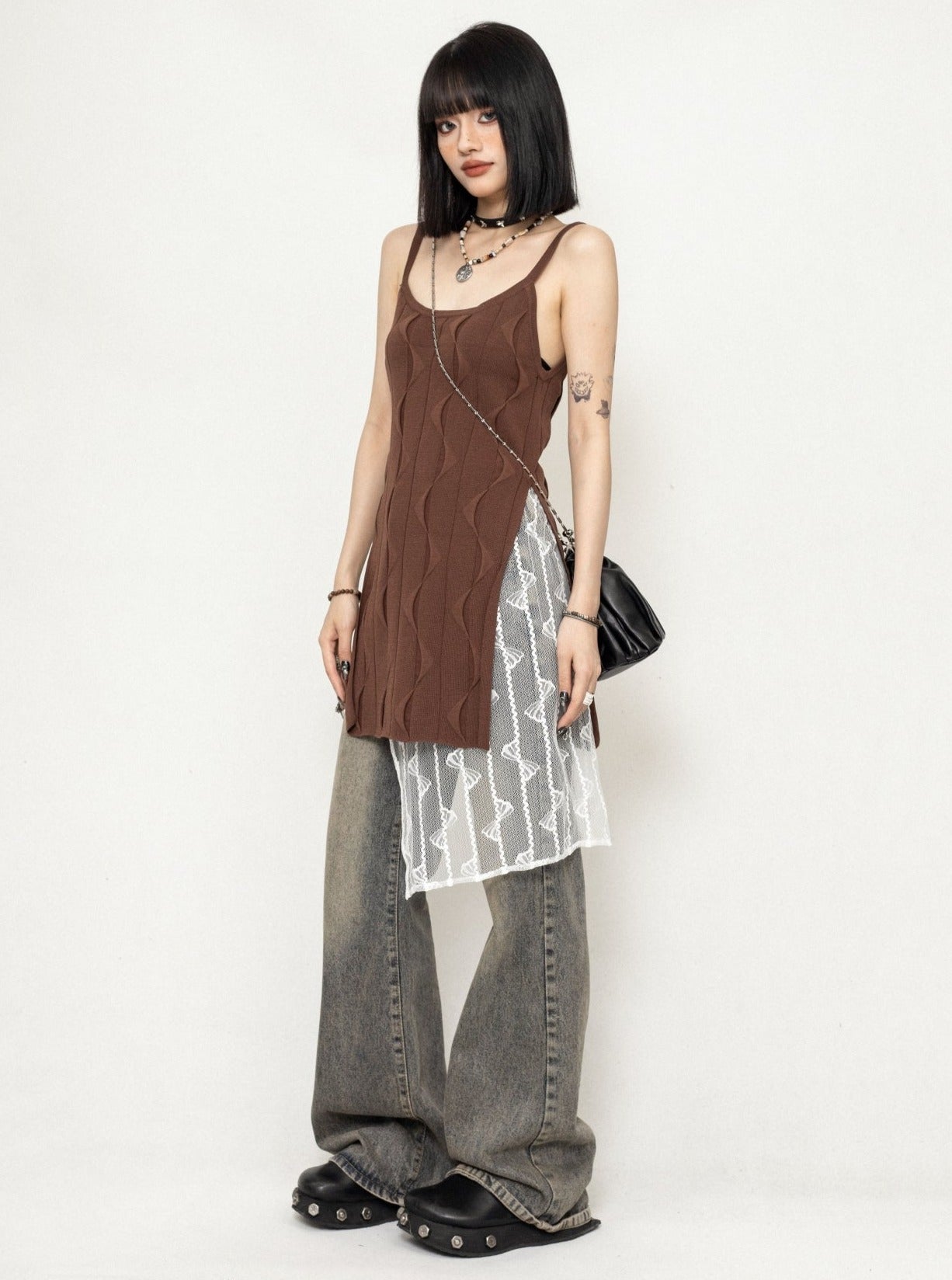 Layered Design Camisole Top