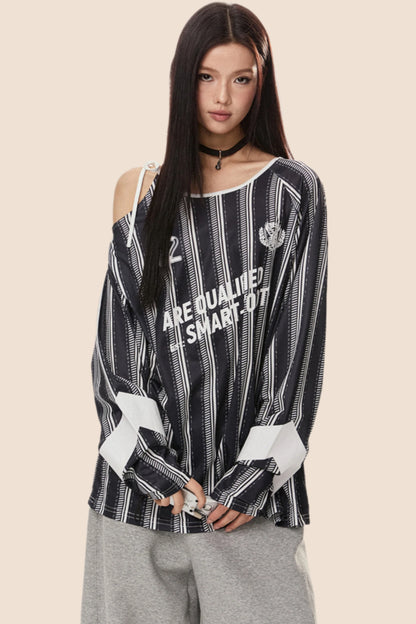 Sports Style Long Sleeve Tee