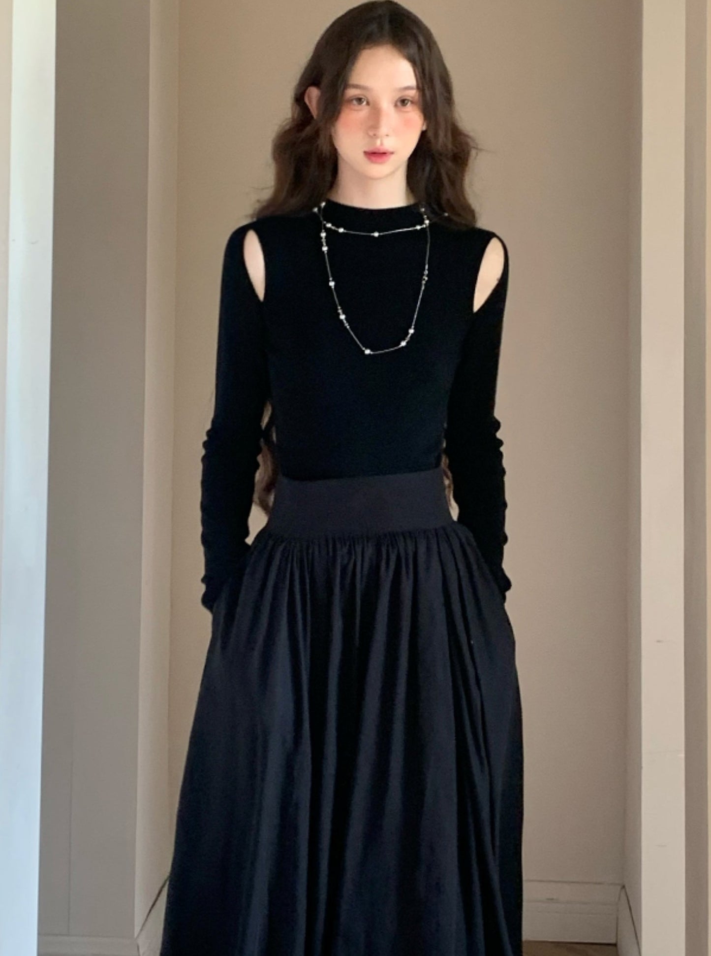 French Hepburn Midi Skirt