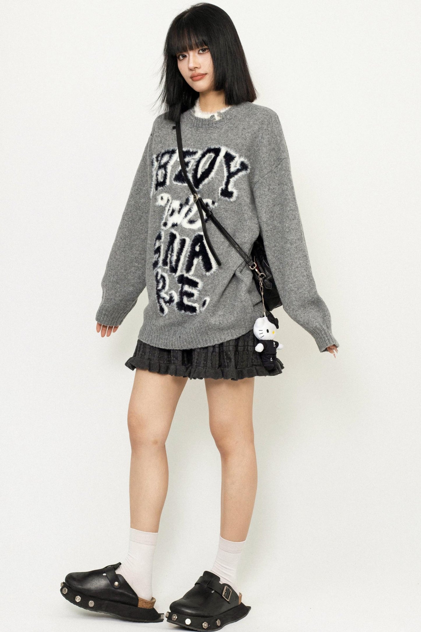 Jacquard Pattern Loose Sweater