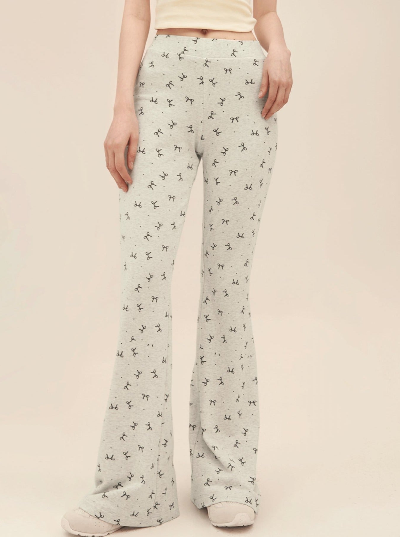 All-over Slim Bootcut Pants