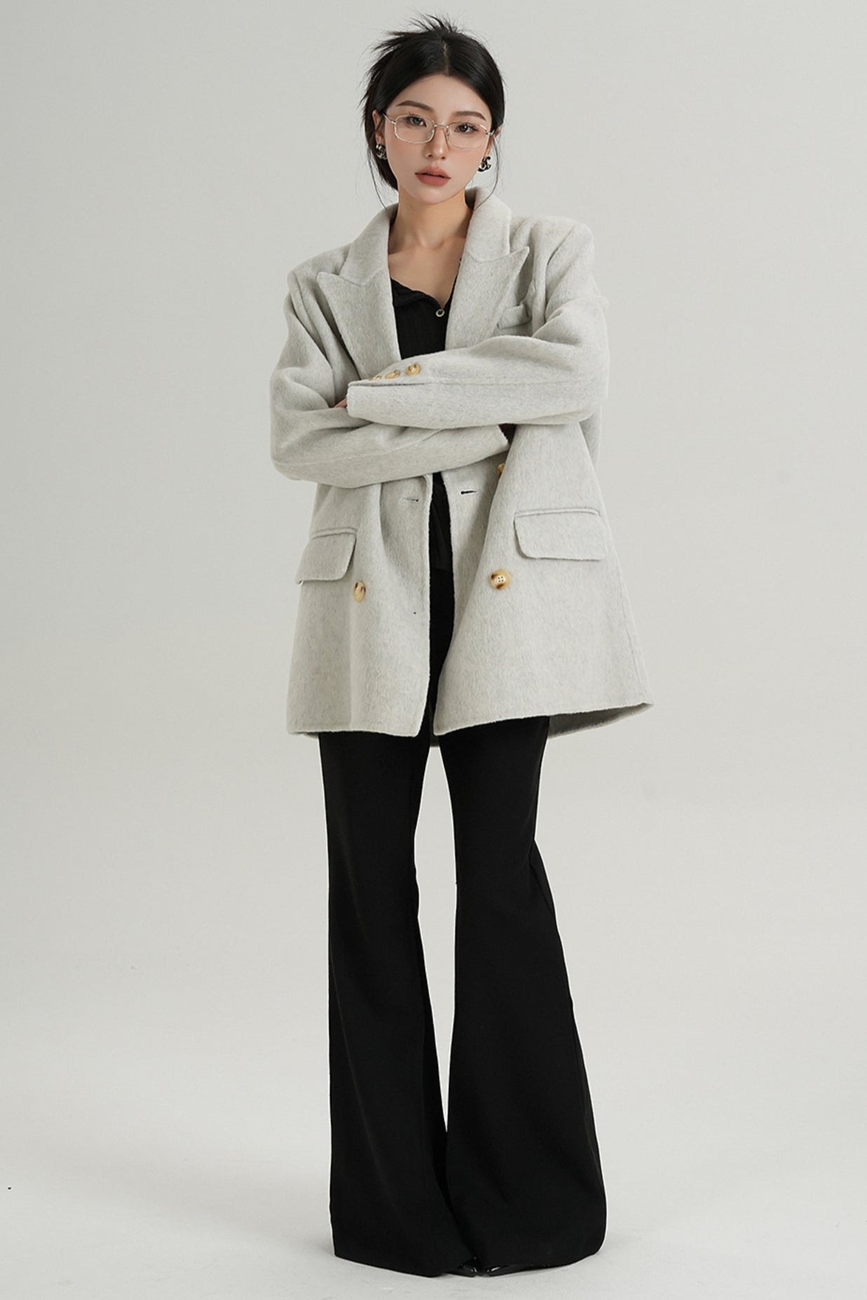 Premium Double-Breasted Wool Jacket