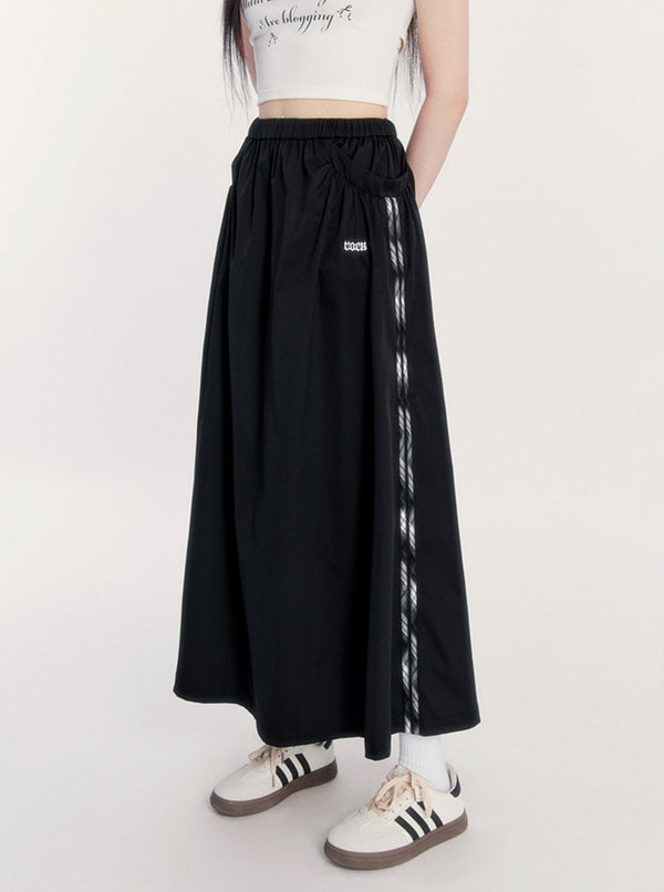 Sporty Cargo Parachute Skirt