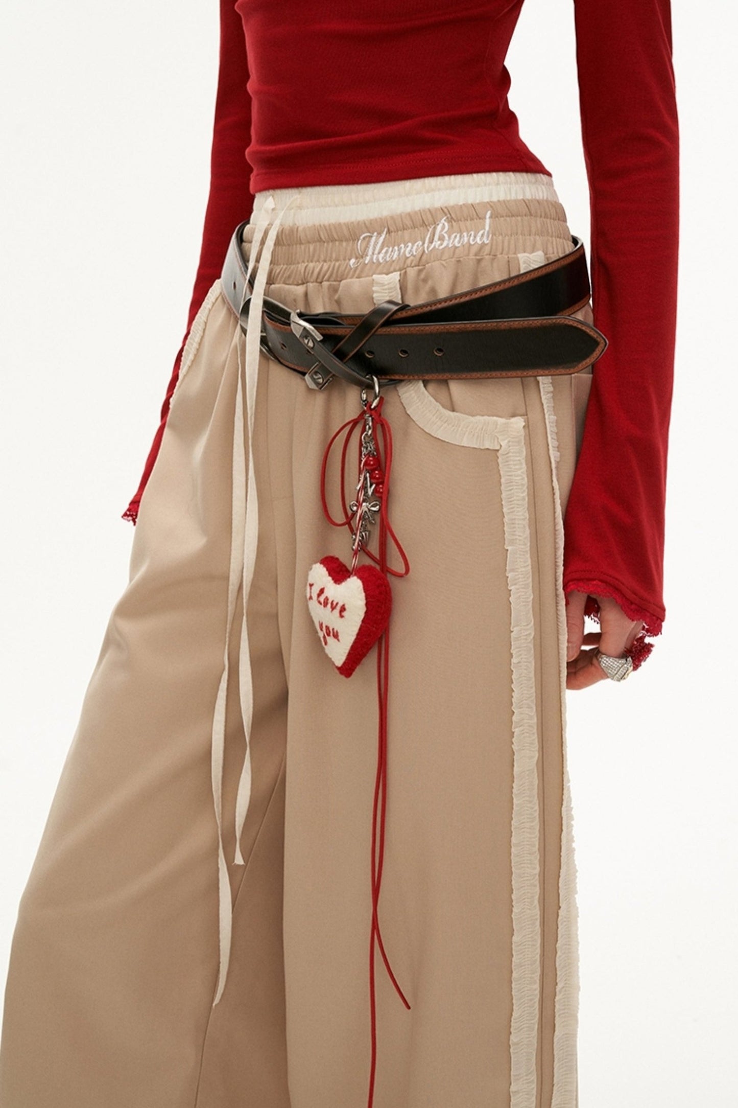 Two-Piece Fungus Wide-Leg Pants