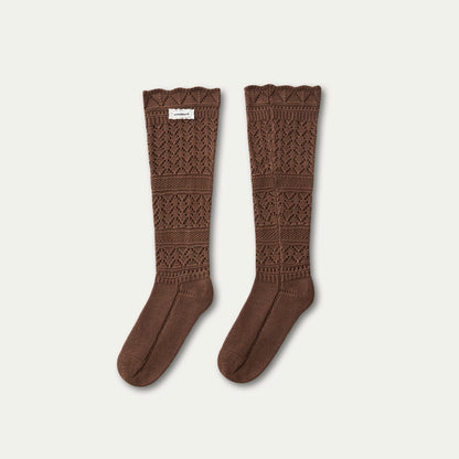 Vintage Crochet Woolen Socks
