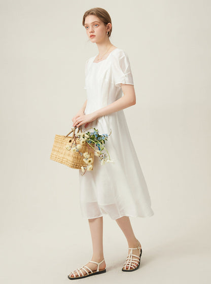 Moonlight Certificate White Summer Dress