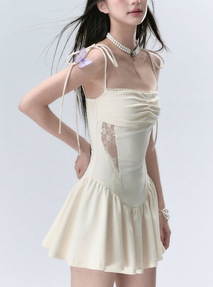 Patchwork Lace Midi Dress
