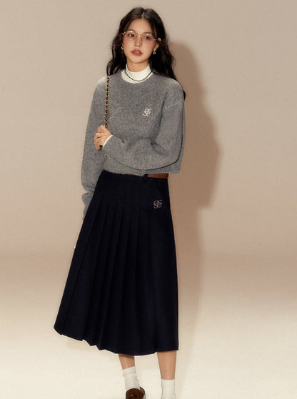 Twist Knit Pullover Sweater