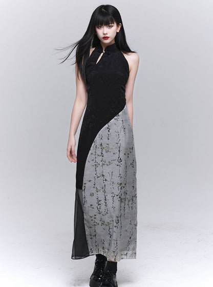 Ghost Girl 2024 Sommerkleid New Chinese Women's Dress Women's Light National Style Improved Cheongsam Skirt Cool Wear