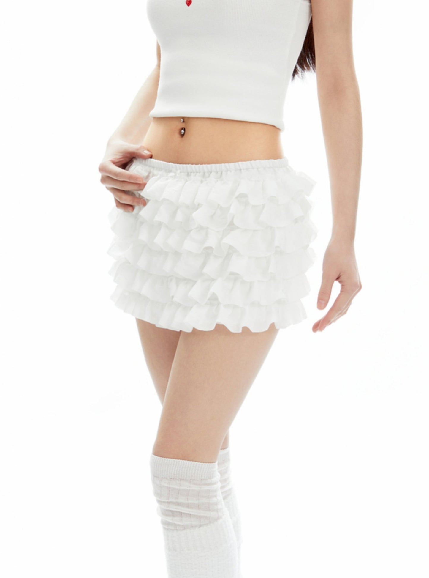 Ballet Style Slim Fluffy Cake Skirt