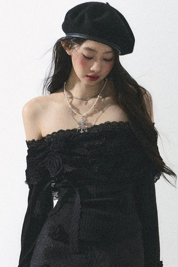 Süßer & würziger Spitzenpullover 