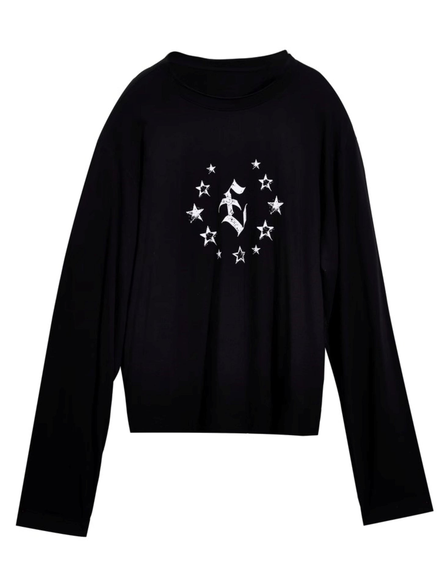 American Star Print Long Sleeve T-Shirt