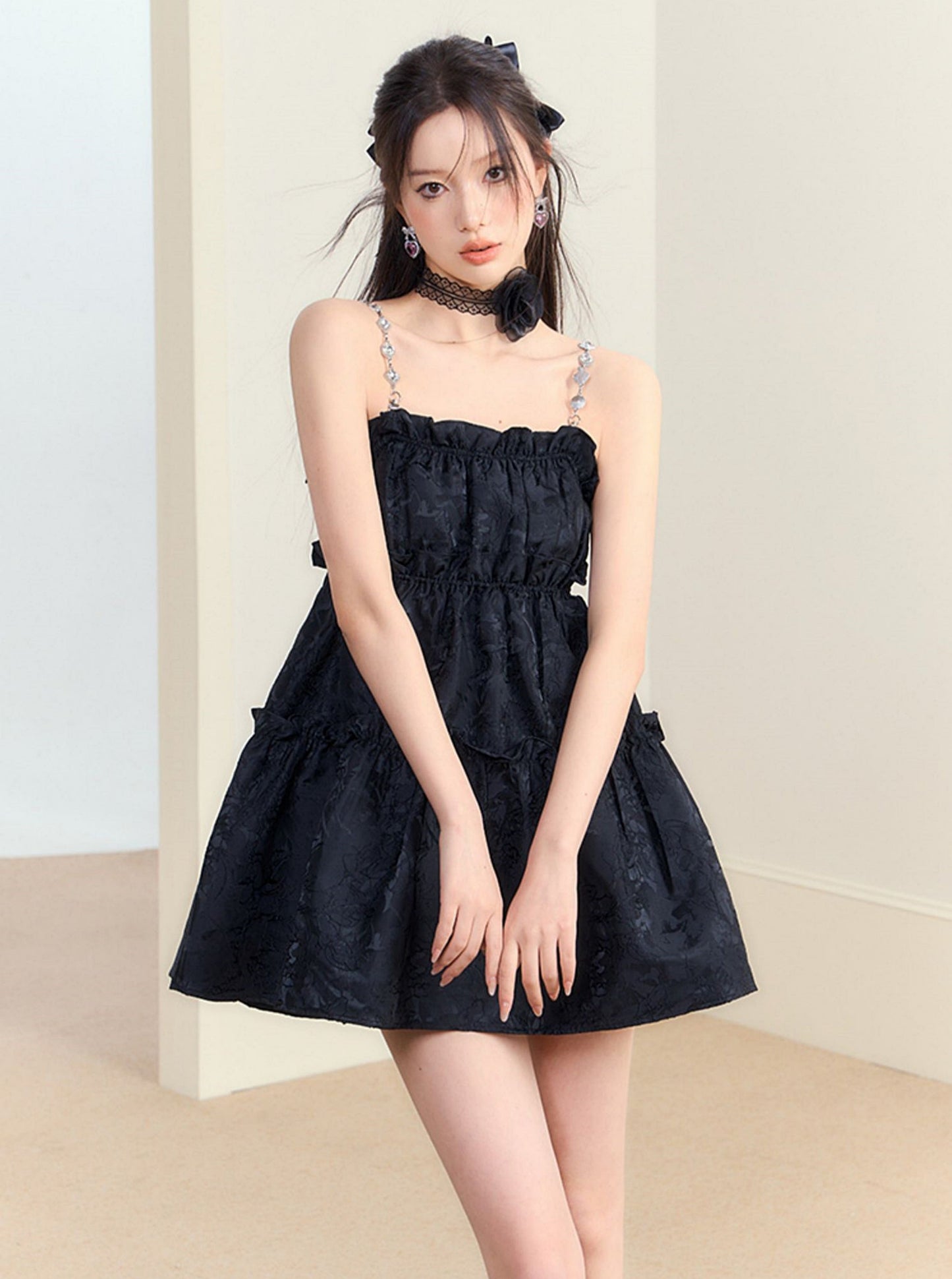 Original design slip puffy dress