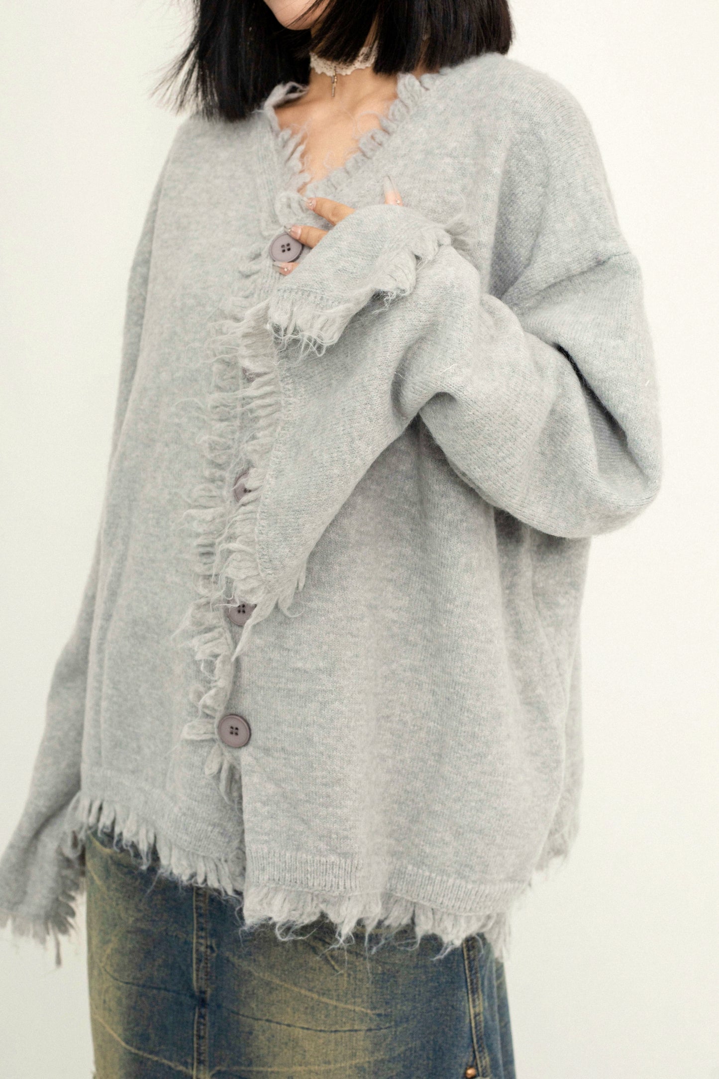 Tassel Loose Knit Sweater