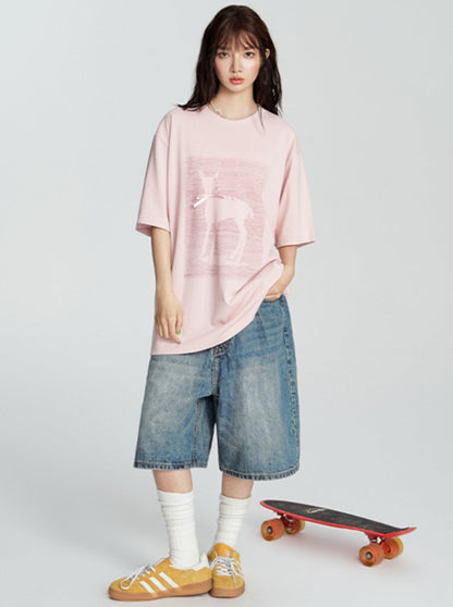 Ribbon Bow Short Sleeve T-Shirt